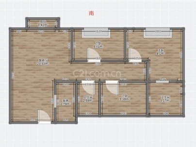 瓯江国际新城一期瓯绣苑 3室 2厅 89平米