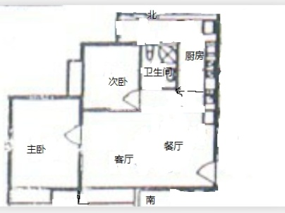 八仙楼小区 2室 2厅 71平米