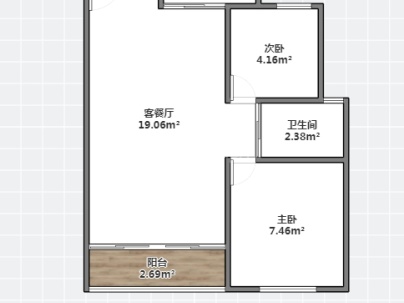 西凤锦园 3室 2厅 80平米