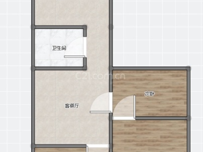 安澜小区 3室 1厅 62平米