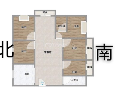 兴和家苑 4室 2厅 168平米