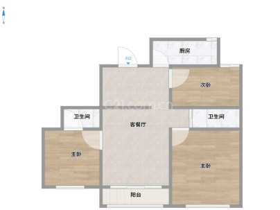 下吕浦锦园 3室 2厅 133平米