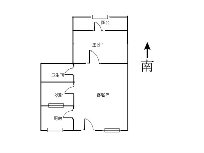 瑞祥大楼 2室 1厅 60平米