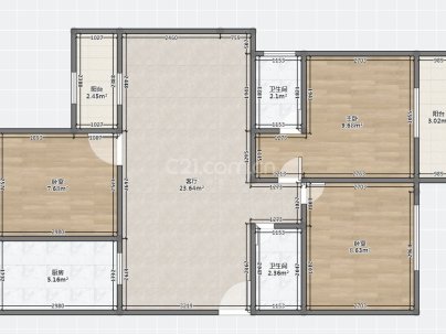 金池家园 4室 2厅 143平米
