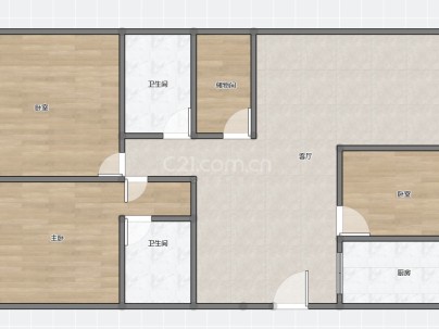 金池家园 4室 2厅 141.25平米