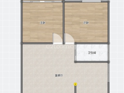 简巷公寓 2室 1厅 78平米