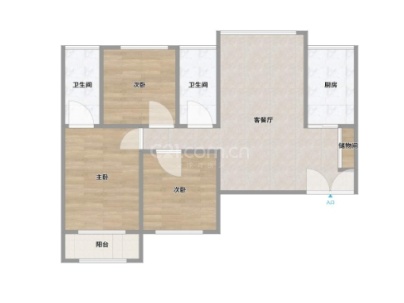 八仙楼小区 3室 2厅 132.2平米