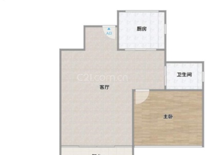 西山家园 2室 1厅 63平米