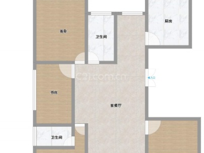 雍锦园 3室 1厅 142平米