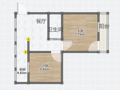 环城东路 2室 1厅 50.52平米
