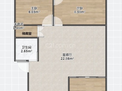 月乐南苑 3室 2厅 91平米