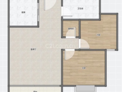 瑶溪住宅区四组团 2室 2厅 69平米