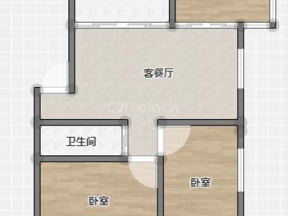 下吕浦3区琴音 2室 2厅 70.12平米