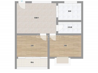 永川锦园 2室 1厅 77.37平米