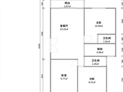 金滨嘉园 3室 2厅 141平米