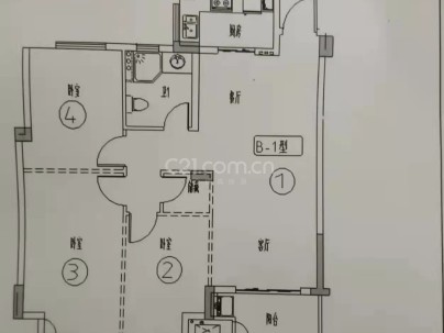 凯悦园（永中单元A-34地块、B-28） 3室 2厅 107平米