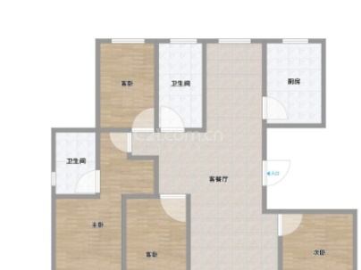珑源里（双何安置房 ） 4室 2厅 180平米