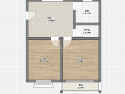 永川锦园 2室 2厅 85平米