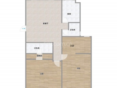 罗西住宅区六组团 3室 2厅 126平米