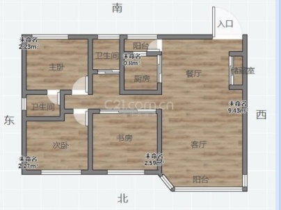 锦东家园一期 3室 2厅 138平米