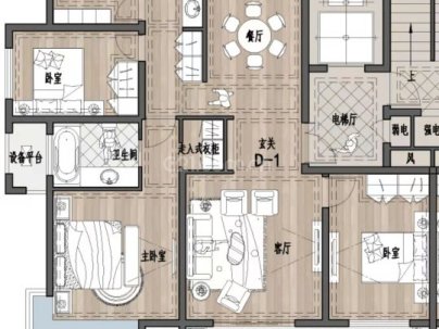 博汇园 4室 4厅 156平米