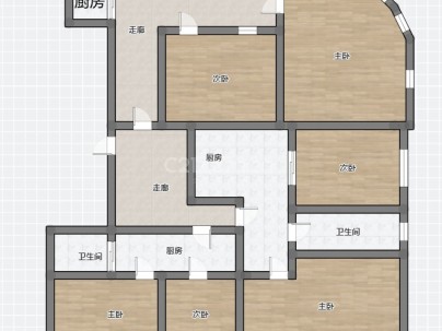 锦天名邸 4室 2厅 168平米