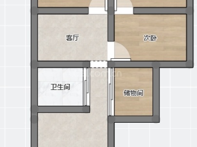 水心樱组团 3室 2厅 64平米