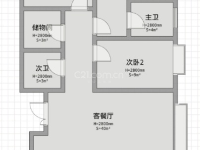 兴和家苑 4室 2厅 146.08平米