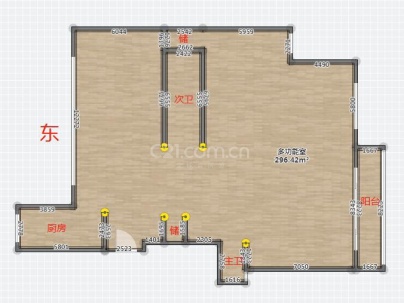永康家园 3室 2厅 121.35平米