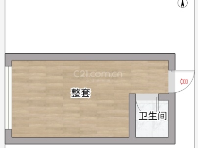 国鸿东海湾（国鸿蓝湾） 2室 1厅 48平米
