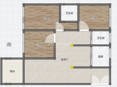 东旭嘉苑 3室 2厅 140平米