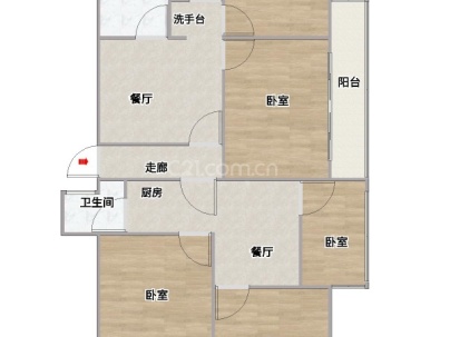 锦天名邸 4室 2厅 127平米