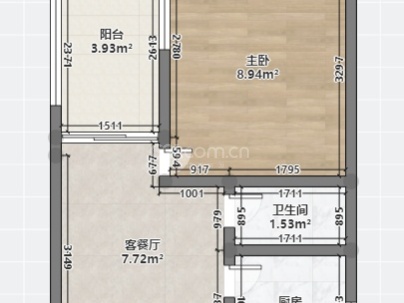 新湖小区 2室 1厅 49.8平米