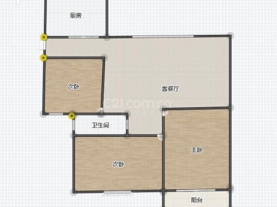 株浦大厦 3室 1厅 115.62平米