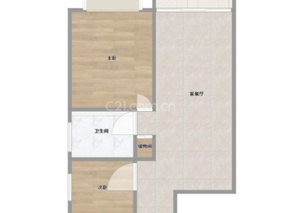 双桂小区 2室 1厅 87平米