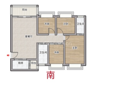 八仙楼小区 3室 2厅 132.76平米