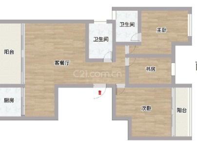 永豪锦园 3室 2厅 125平米