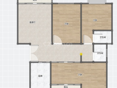 黄龙康城一组团 3室 2厅 148平米