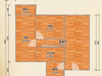 凤凰家园（凤凰城） 3室 2厅 88平米