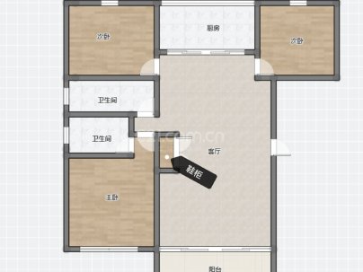 万象府 3室 2厅 119平米