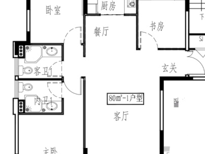 惠善华庭（G09地块） 3室 2厅 105平米