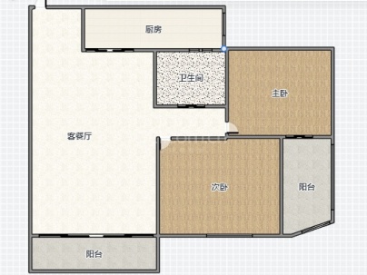 东明锦园 2室 2厅 89平米