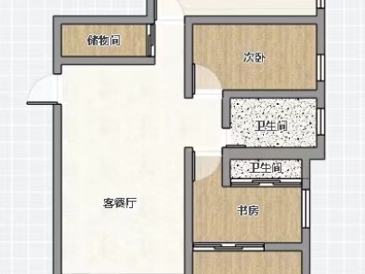 广信大厦 3室 2厅 120平米