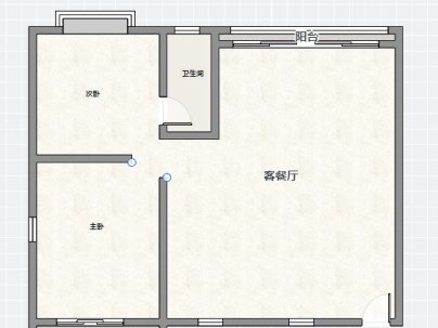 新田园一组团 3室 2厅 85平米