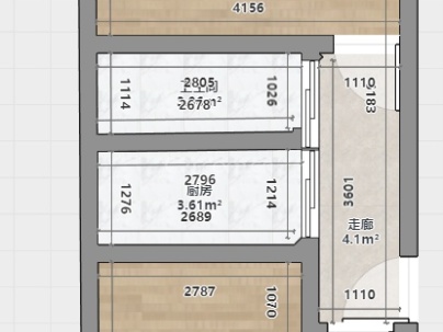 永楠公寓 2室 1厅 52平米