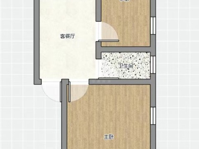 地质住宅区（地质宿舍） 2室 1厅 54平米