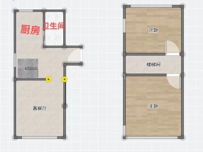 打绳巷 2室 1厅 61平米