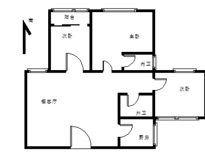 云泰锦园 3室 2厅 105平米