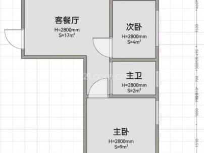 下吕浦5区宏业 2室 1厅 66平米