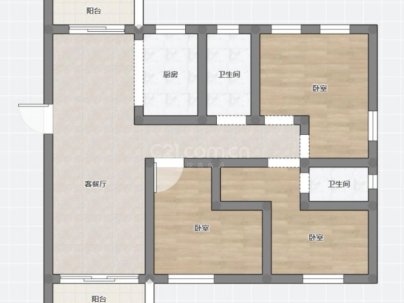 鼎旺家园 3室 2厅 135平米